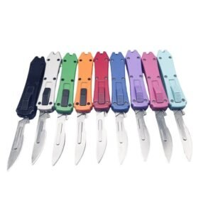 Scalpel Utility Knife With 10 Blade Knife Red Box Cutter - Image 5