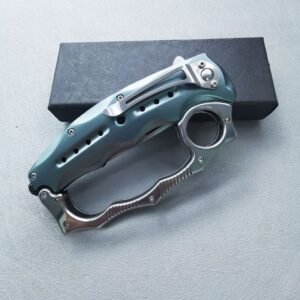 Finger Tiger Gloves Folding Pocket Knife Stainless Steel - Image 3