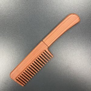 Hidden Self Defense Weopens Comb Knife Light Wooden - Image 2