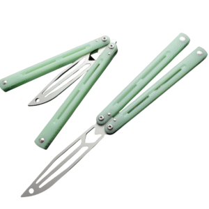 Butterfly Knife Trainer Cnc Process Sleeve Structure Butterfly Knife Fancy Anti-Slip Handle Unsharpened Practice - Image 3