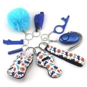 Personal Defense Keychain​ Popular Self-Defense 10-Piece Set