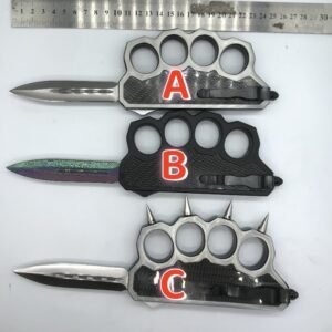Tactical Trench Knuckle Otf Knife - Image 2