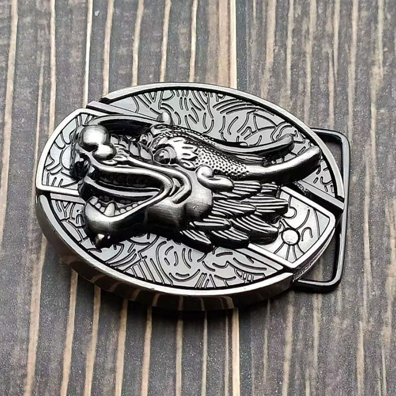 20d49fffcd1da4cb7d62d21669f9301.png Round dragon knife belt buckle knife - Image 1
