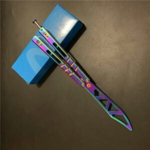 Butterfly knife practice tool stainless steel outdoor tool JL-64 unsharpened - Image 2
