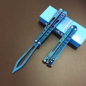 Butterfly swing knife practice tool stainless steel outdoor tool unsharpened - Image 2