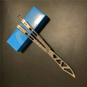 Butterfly knife practice tool stainless steel outdoor tool JL-64 unsharpened - Image 3