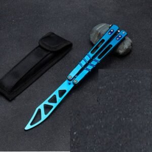 Butterfly knife practice tool stainless steel outdoor tool JL-64 unsharpened - Image 5
