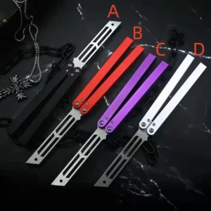 SQUID INDUSTRIES Training Flick Knife Butterfly Knife - Image 2