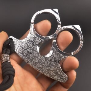 Metal two-finger fist buckle