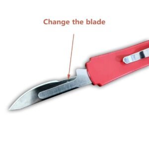 Scalpel Utility Knife With 10 Blade Knife Red Box Cutter - Image 4