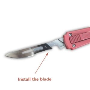 Scalpel Utility Knife With 10 Blade Knife Red Box Cutter - Image 3