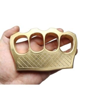 Solid Brass Knuckles Defense EDC Tools - Image 6