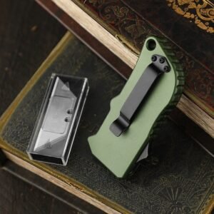 OTF Box Cutter Utility Knife Blade Knife Equipped With 5 Blades - Image 10