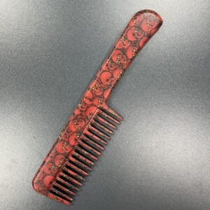 Hidden Self Defense Weopens Comb Knife Red Bones - Image 2