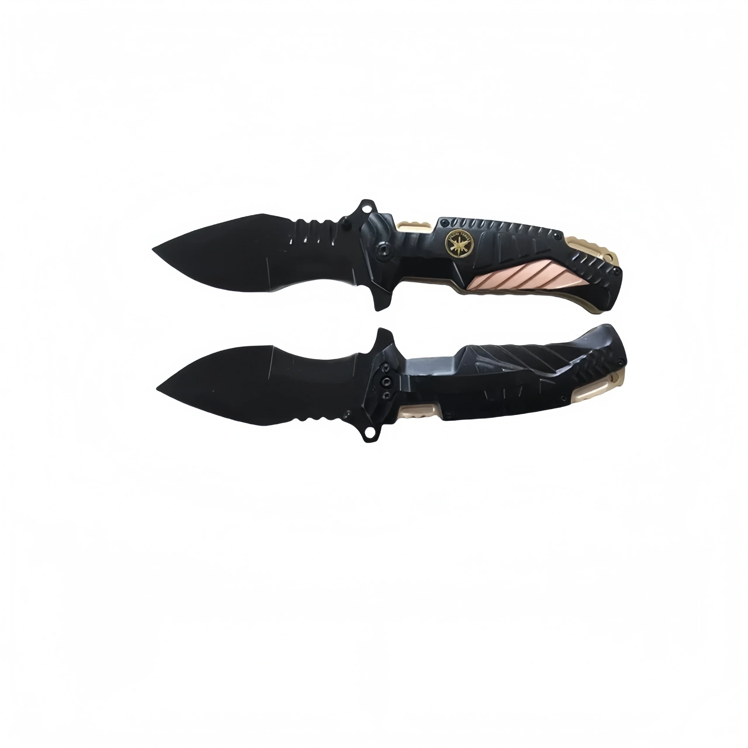 944-scaled-1.webp USA Special Forces Tactical Pocket Knife – Black Blade with Assisted Open & Rescue Handle - Image 1