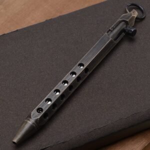 Brass Tactical Pen Handmade Machine Gun Pen - Image 3