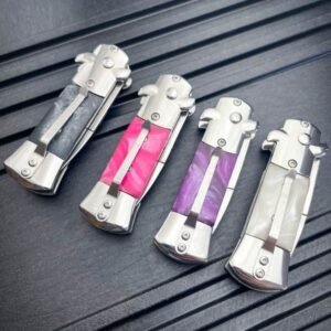 Mini Stiletto Switch Blade Automatic Knife - Image 3