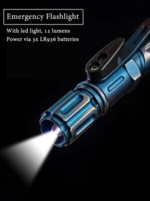 NEW 7-In-1 Outdoor EDC Multi-Function Self Defense Tactical Pen With Emergency Led Light Whistle Glass Breaker Outdoor Survival - Image 2