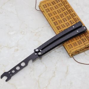 Wrench butterfly practice folding knife CSGO butterfly tool training unbladed butterfly knife tool - Image 3
