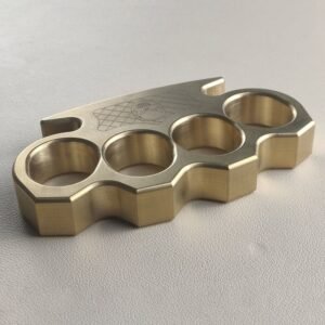 Thickened brass knuckle dusters self-defense EDC tools - Image 5