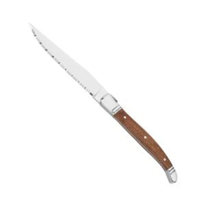 Wooden handle serrated knife luxury French fruit knife - Image 6