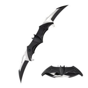 Creative outdoor butterfly folding knife bat knife aluminum pocket knife folding knife - Image 3