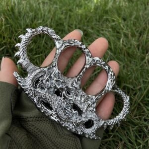 Large size self-defense brass knuckles thickened high hardness - Image 2