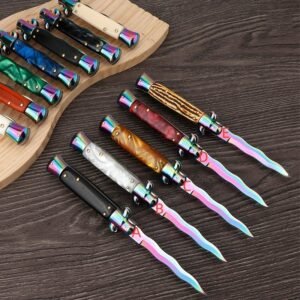 Spot Mafia AKC folding knife outdoor high hardness pocket knife wilderness survival folding knife - Image 2