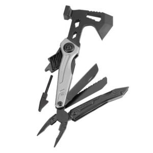 Multifunctional survival axe pliers folding knife pliers hammer with flint multi-purpose tool portable life-saving axe - Image 2