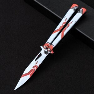 Unsharpened butterfly practice knife color butterfly knife outdoor multi-function folding knife swing - Image 11