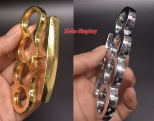 Cross shape outdoor self-defense brass knuckles EDC pocket tool - Image 5