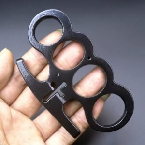 Cross shape outdoor self-defense brass knuckles EDC pocket tool - Image 4