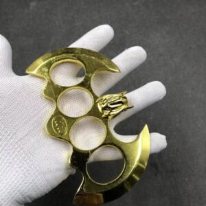 Fiberglass alloy knuckle four-finger self-defense weapon four-finger self-defense hand brace aluminum alloy self-defense equipment hand brace - Image 16