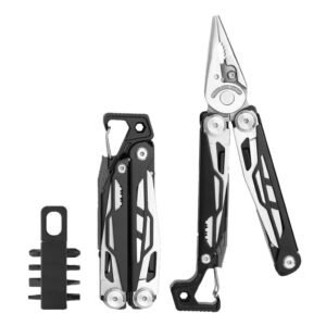 Multi tool steel fine punching pliers portable folding outdoor camping multi-purpose - Image 5