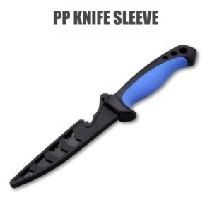 5 inch stainless steel back tooth fishing knife with scabbard for outdoor fishing - Image 3