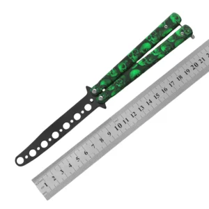 CSGO butterfly knife CS butterfly knife novice practice knife butterfly comb toy practice knife full steel unsharpened - Image 4