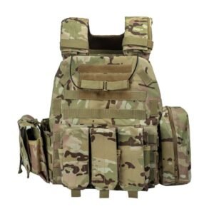 Tactical vest camouflage clothing outdoor game vest outdoor sports men and women Oxford cloth tactical vest - Image 3