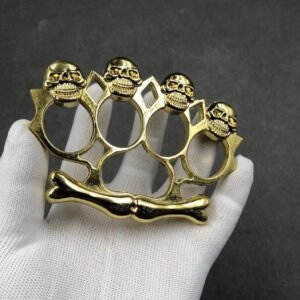 Fiberglass alloy knuckle four-finger self-defense weapon four-finger self-defense hand brace aluminum alloy self-defense equipment hand brace - Image 15