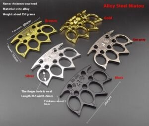 Four-finger boxing gloves knuckleduster uk self-defense tools - Image 2