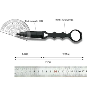 Fixed Blade Knife Stainless Steel Blade with Kydex Sheath Camping Portable Survival Tactical Multitools Hand EDC Knives - Image 2