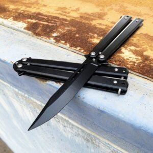 New Professional Butterfly KnifePractice Folding KnifeFolding KnifeThrowing KnifeTraining ToolUnbladed - Image 5