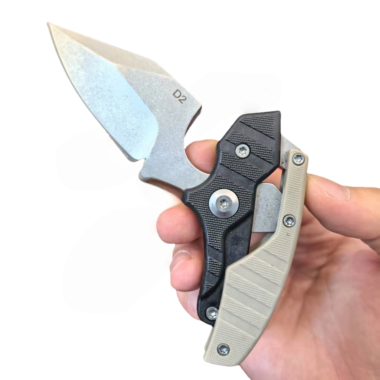 a.webp Multifunctional Folding Push Knife Dagger - Image 1