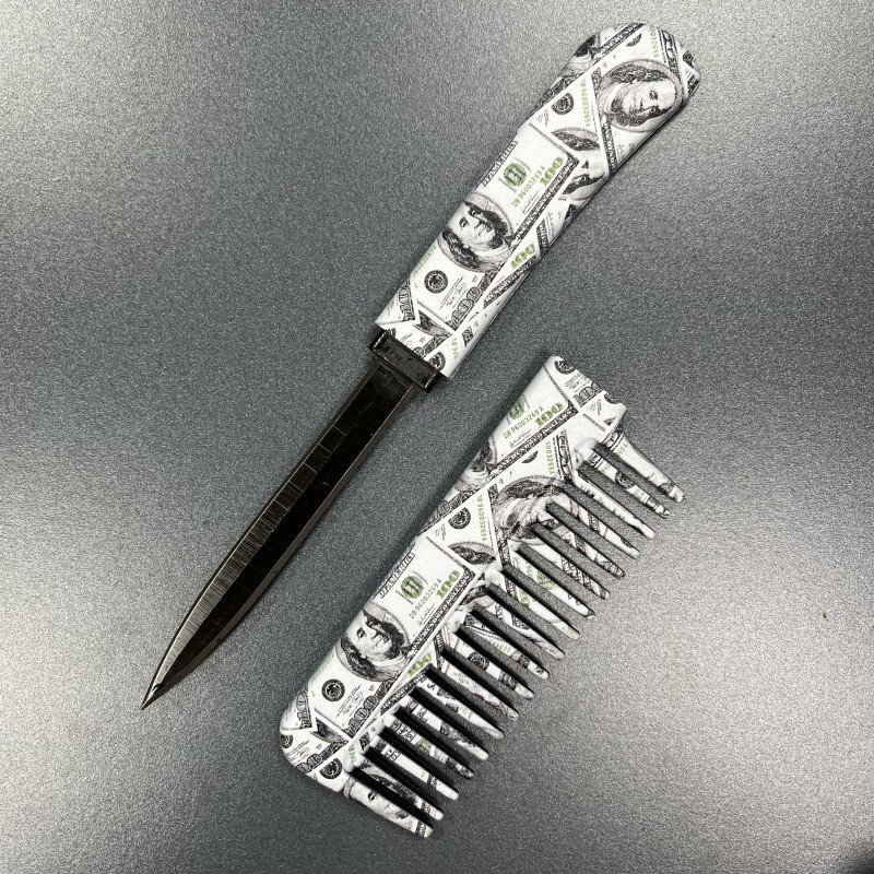 a34ce5888b1573ebd773e7c19b52dc0_副本.jpg Hidden Self Defense Weopens Comb Knife US Dollar - Image 1