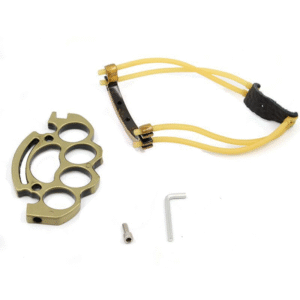 Knuckle Duster Fist buckle slingshot four-finger tiger knuckle multifunctional slingshot - Image 2