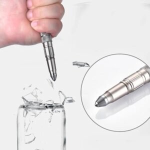 Multi Functional Customized Logo Outdoor Tactical Metal Ballpoint Pen with Led Light - Image 4