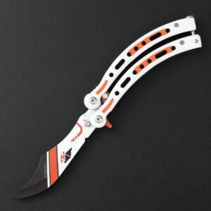 CSGO Butterfly Slaughter BALISONG Trainer Knife Upgraded - Image 3