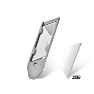 Titanium Box Cutter​ Alloy Utility Knife Edc Hidden Blade Self Defense Defense Retractable Knife Art Knife Paper Cutter - Image 5