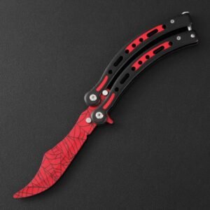 CSGO Butterfly Slaughter BALISONG Trainer Knife Upgraded - Image 4