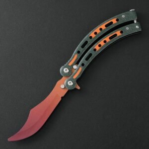 CSGO Butterfly Slaughter BALISONG Trainer Knife Upgraded - Image 7