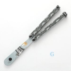 Butterfly Knife Flip Hand Knife Fancy Plastic Knife Training Folding Knife Squid Safe No Open Edge - Image 9